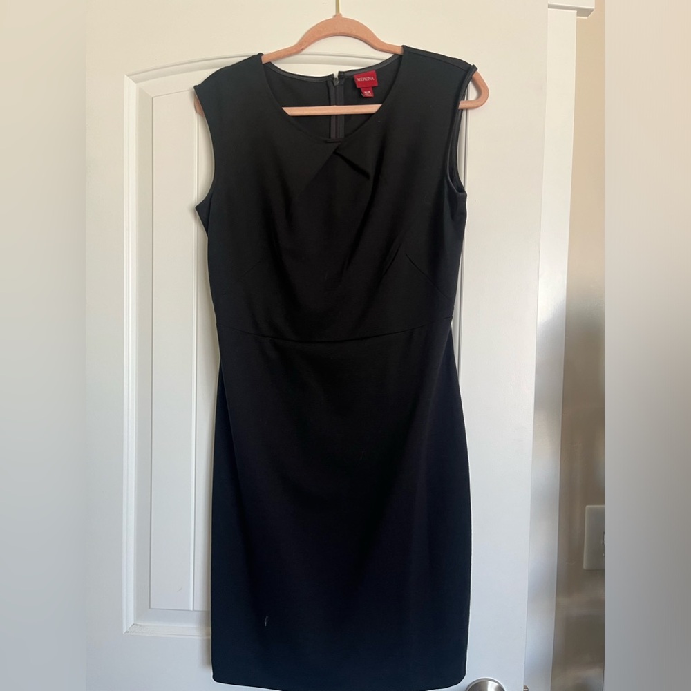 Black knee length dress